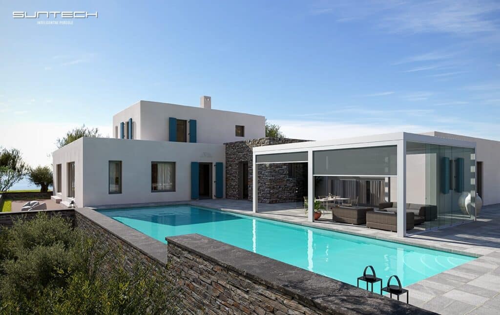 pergola, pergole, zadaszenie tarasu, pergole ogrodowe warszawa, pergola ogrodowa, pergola na taras, zabudowa tarasu, pergola warszawa, pergola tarasowa, taras zadaszenie, pergole suntech, suntech, bioklimatyczna pergola ogrodowa, PERGOLE TARASOWE